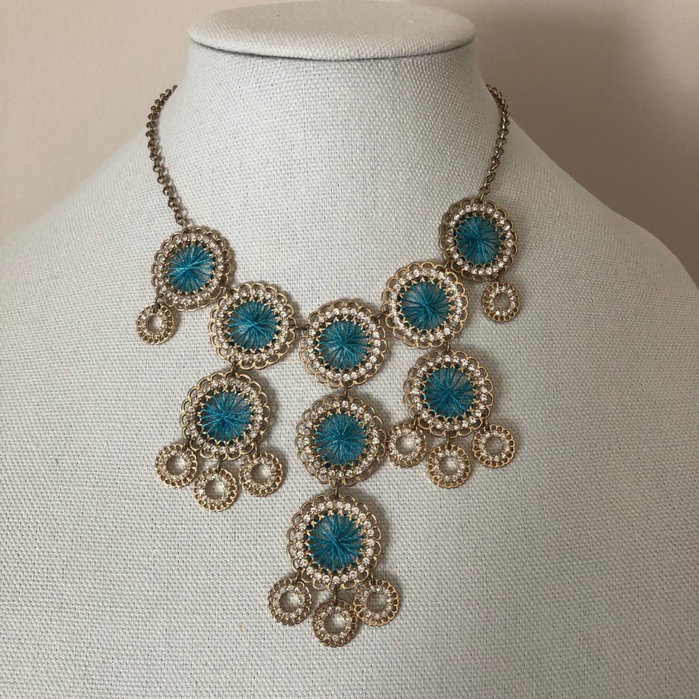 Gold bubble necklace